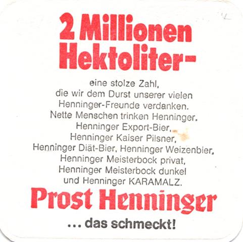 frankfurt f-he henninger quad 4b (185-2 millionen-schwarzrot)